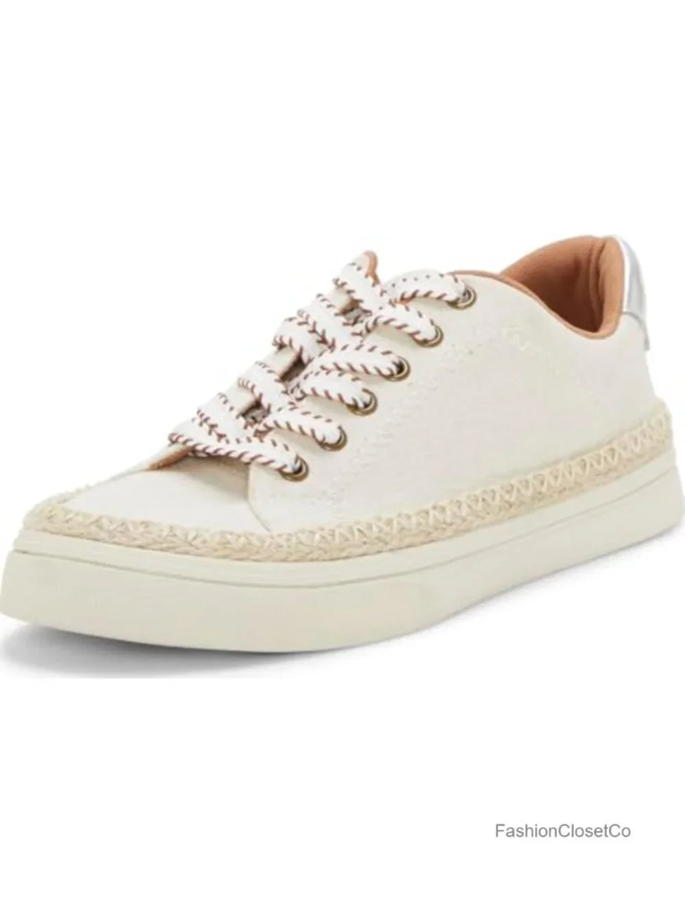 Lucky Brand Cheynas Women's Linen Sneakers Espadrilles Platform Flat